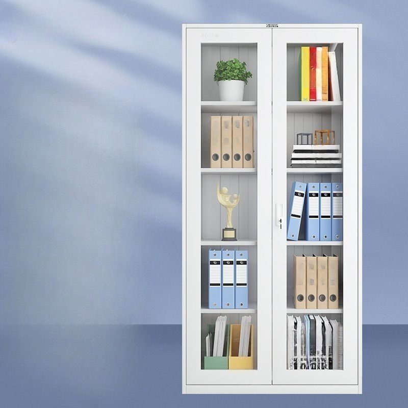 Steel Resistant Corrosion Office Cabinet with adjustable shelves and secure locking system.