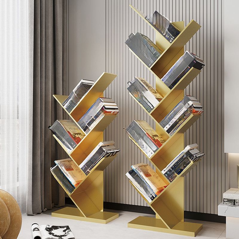 Tree Shaped Open-Ended Bookshelf with asymmetrical branches, designed to display books and décor in a stylish and space-efficient manner.