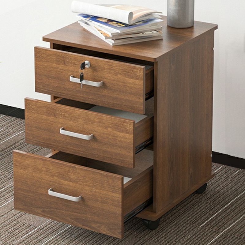 3-Drawer Wood Office Vertical Cabinet for File and Document Storage