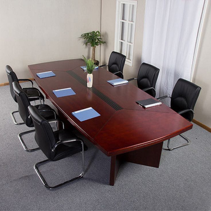 3.0 Meter Mahogany Boardroom Table