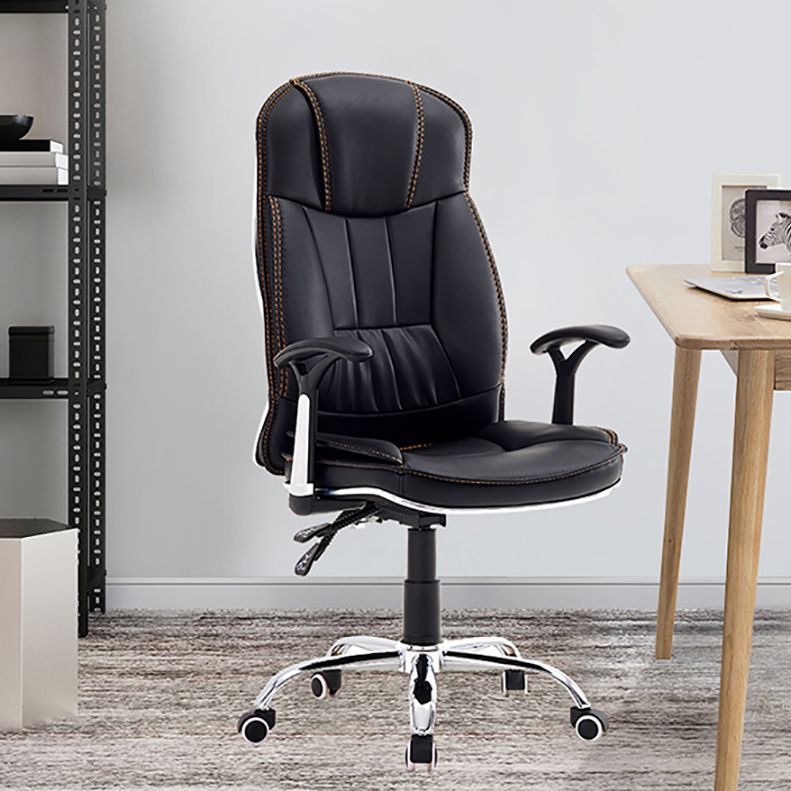 "Luxury boss executive office chair with ergonomic design and premium leather finish."