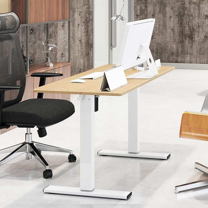 Electric Height-Adjustable Desk with Quiet Motor for Seamless Sitting and Standing Transitions