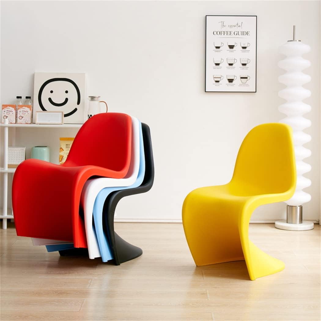 "Modern Nordic S-Type Backrest Chair with ergonomic lumbar support and minimalist Scandinavian design."