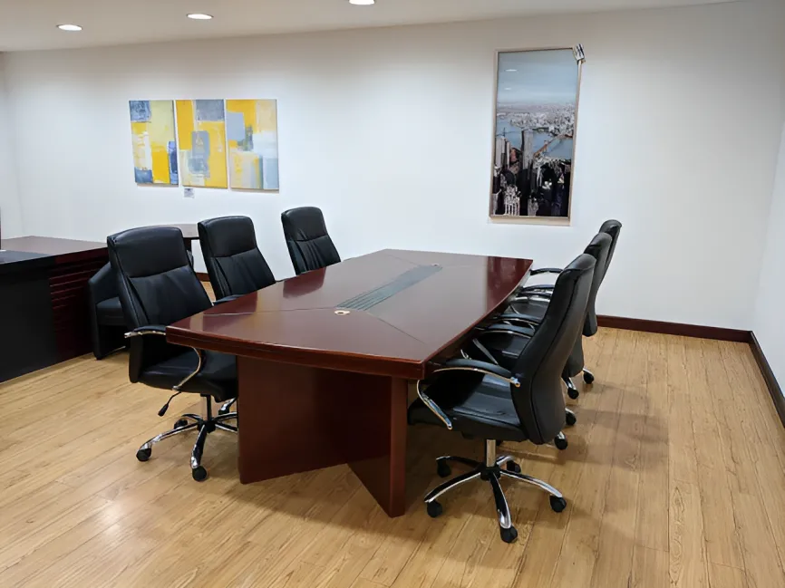 3 Meter Boardroom Office Table with a sleek, modern design, spacious seating for 8-12 people, and integrated cable management.