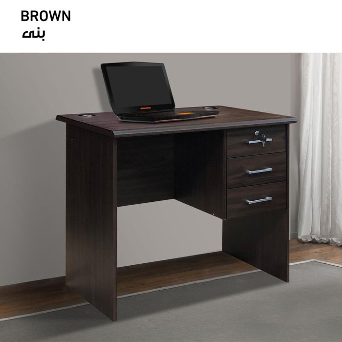 Compact 0.9 Meter Home Study Office Desk with a modern design, sturdy build, and optional storage for small spaces.