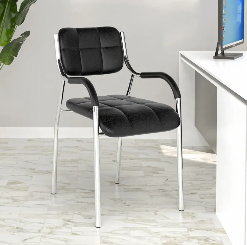 Catalina Visitor's Office Chair with ergonomic padding and a sleek modern design.