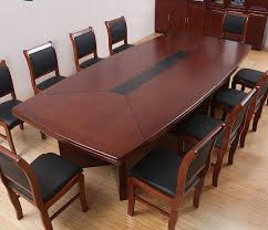2.4 M Mahogany Boardroom Table