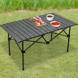 Black Foldable Outdoor Dining Table