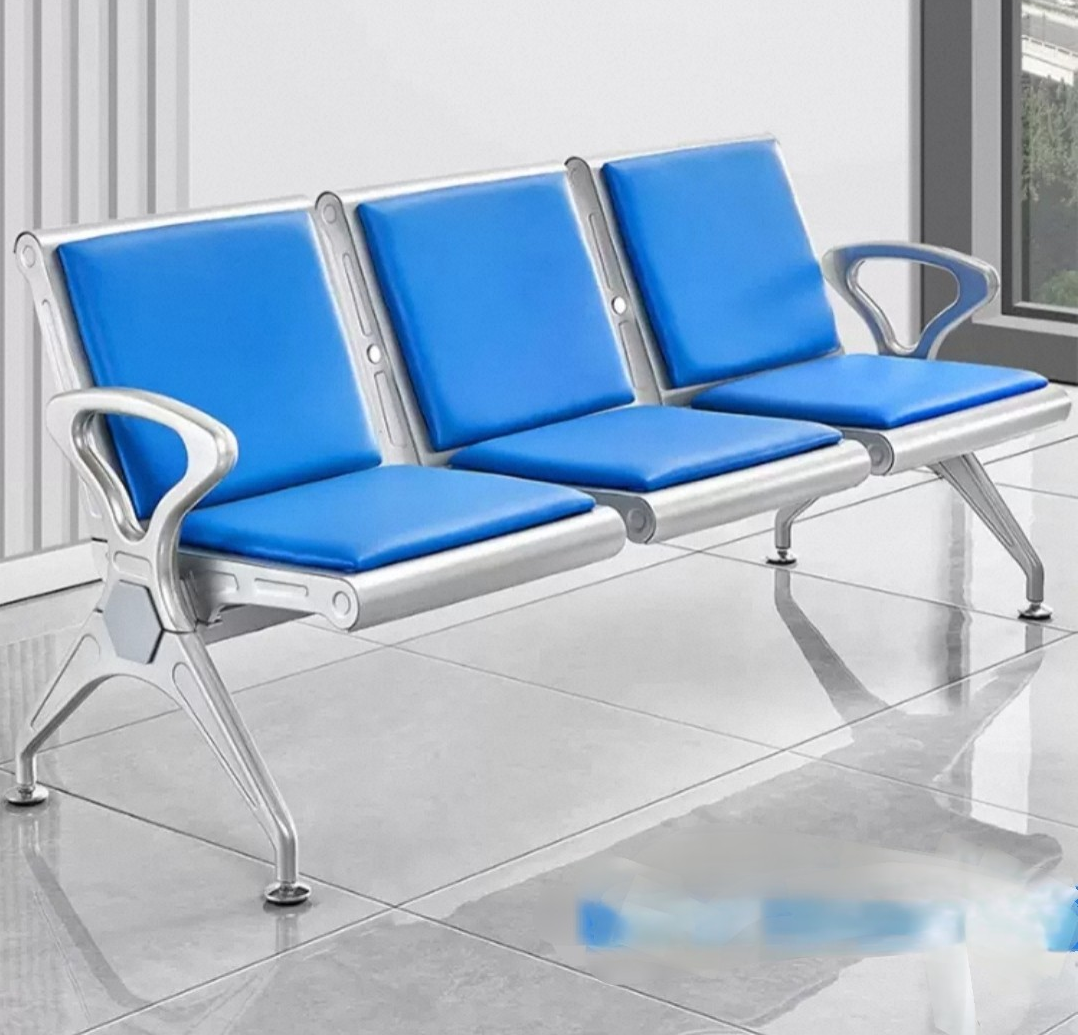 3 Person Metal Frame Office Bench - Image 13