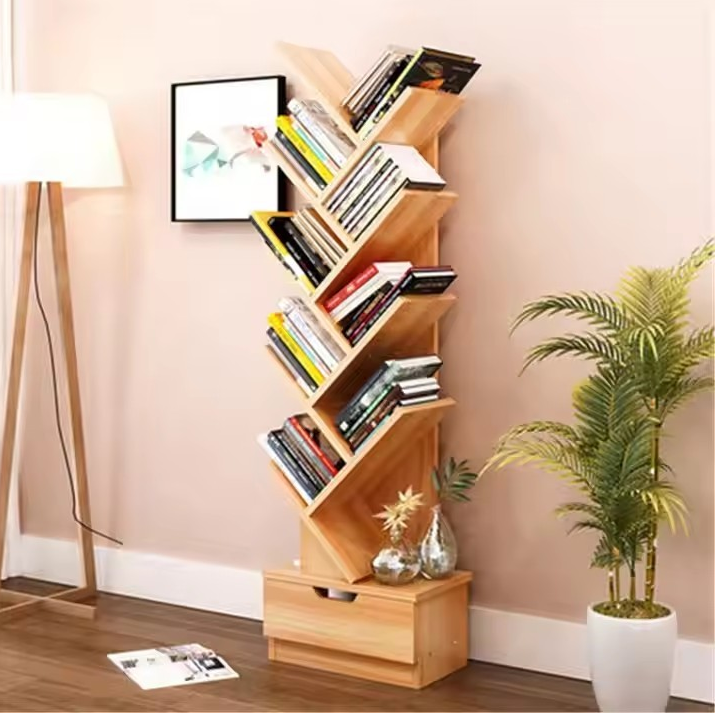 Tree Shaped 8 Tier Wooden Bookshelf - Image 6