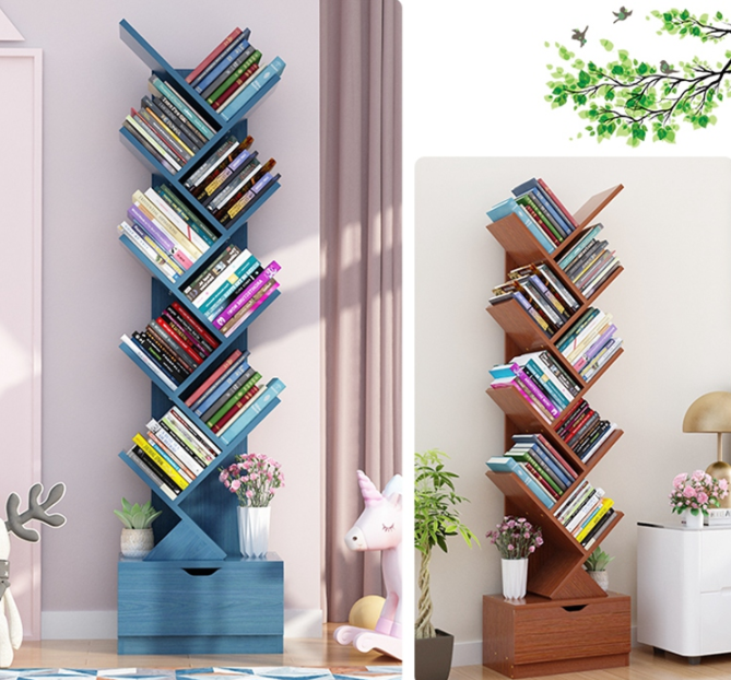 Tree Shaped 8 Tier Wooden Bookshelf - Image 8