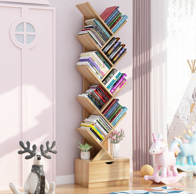 Tree Shaped 8 Tier Wooden Bookshelf - Image 9
